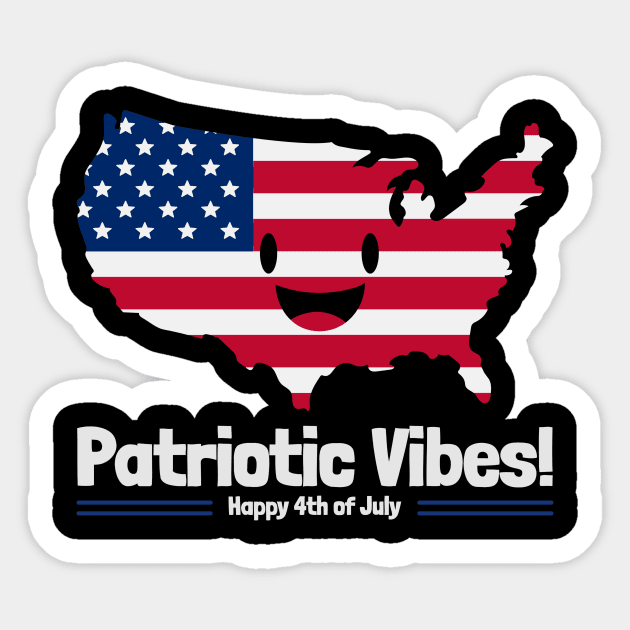 Happy 4th of july T-shirt Sticker by TBoom